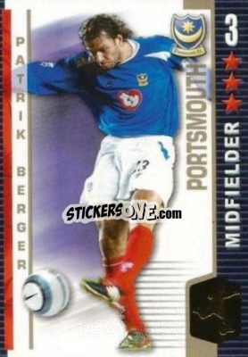 Sticker Patrik Berger - Shoot Out Premier League 2004-2005 - Magicboxint