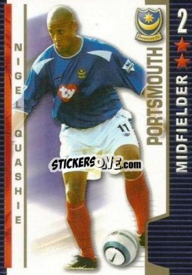 Cromo Nigel Quashie - Shoot Out Premier League 2004-2005 - Magicboxint