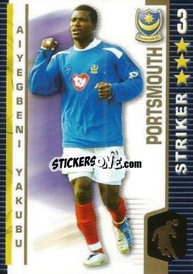 Sticker Yakubu Aiyegbeni - Shoot Out Premier League 2004-2005 n. 304 - Magicboxint