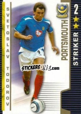 Sticker Svetoslav Todorov - Shoot Out Premier League 2004-2005 - Magicboxint