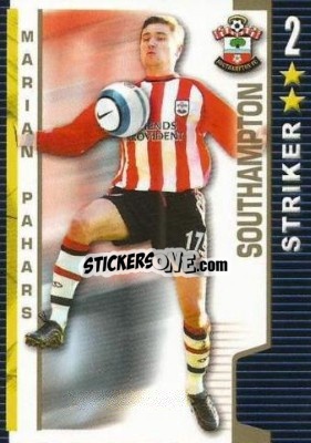Sticker Marian Pahars - Shoot Out Premier League 2004-2005 - Magicboxint