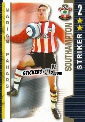 Cromo Marian Pahars - Shoot Out Premier League 2004-2005 - Magicboxint