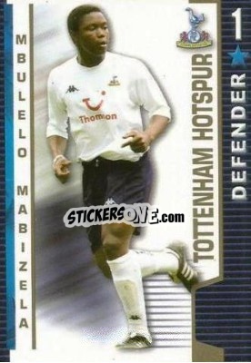 Sticker Mbulelo Mabizela - Shoot Out Premier League 2004-2005 n. 328 - Magicboxint