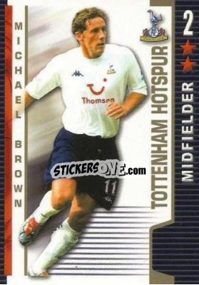Sticker Michael Brown - Shoot Out Premier League 2004-2005 - Magicboxint