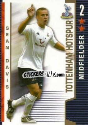 Sticker Sean Davis - Shoot Out Premier League 2004-2005 - Magicboxint