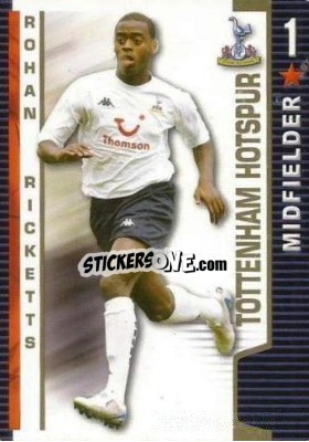 Cromo Rohan Ricketts - Shoot Out Premier League 2004-2005 - Magicboxint