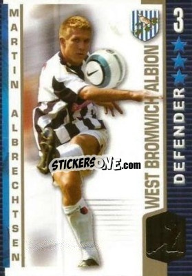 Sticker Martin Albrechtsen - Shoot Out Premier League 2004-2005 - Magicboxint