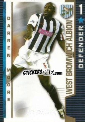 Sticker Darren Moore - Shoot Out Premier League 2004-2005 - Magicboxint