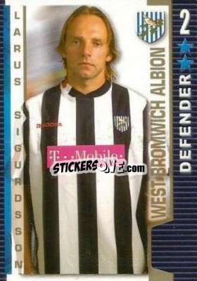 Sticker Larus Sigurdsson - Shoot Out Premier League 2004-2005 - Magicboxint