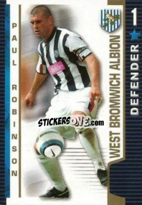 Cromo Paul Robinson - Shoot Out Premier League 2004-2005 - Magicboxint