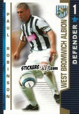 Sticker Paul Robinson - Shoot Out Premier League 2004-2005 n. 351 - Magicboxint