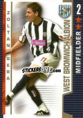 Sticker Zoltan Gera - Shoot Out Premier League 2004-2005 - Magicboxint
