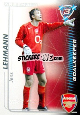 Sticker Jens Lehmann - Shoot Out Premier League 2005-2006 n. 1 - Magicboxint