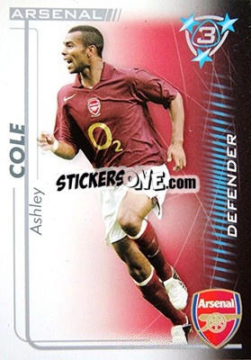 Sticker Ashley Cole - Shoot Out Premier League 2005-2006 n. 2 - Magicboxint