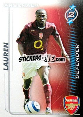 Sticker Lauren - Shoot Out Premier League 2005-2006 n. 3 - Magicboxint