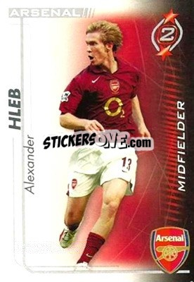 Sticker Alexander Hleb - Shoot Out Premier League 2005-2006 n. 14 - Magicboxint