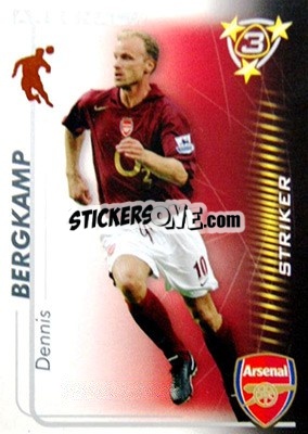 Cromo Dennis Bergkamp - Shoot Out Premier League 2005-2006 - Magicboxint