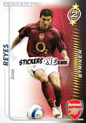 Sticker Jose Antonio Reyes - Shoot Out Premier League 2005-2006 n. 18 - Magicboxint