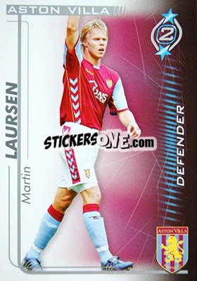 Sticker Martin Laursen - Shoot Out Premier League 2005-2006 - Magicboxint
