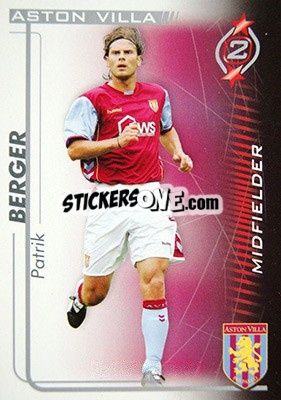 Sticker Patrik Berger - Shoot Out Premier League 2005-2006 - Magicboxint