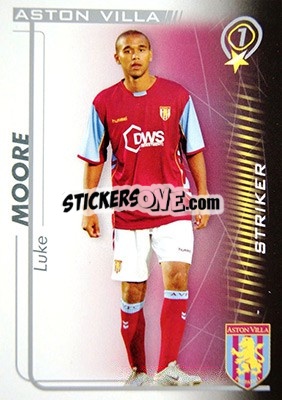 Sticker Luke Moore - Shoot Out Premier League 2005-2006 - Magicboxint