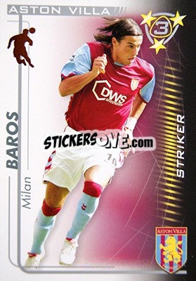 Sticker Milan Baros - Shoot Out Premier League 2005-2006 n. 36 - Magicboxint