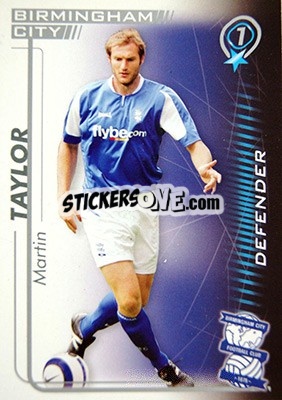 Sticker Martin Taylor - Shoot Out Premier League 2005-2006 - Magicboxint