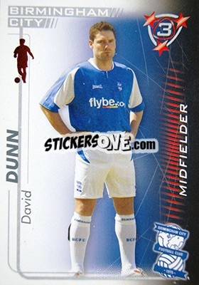 Sticker David Dunn - Shoot Out Premier League 2005-2006 - Magicboxint