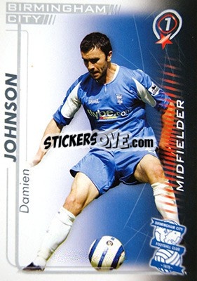 Sticker Damien Johnson - Shoot Out Premier League 2005-2006 - Magicboxint