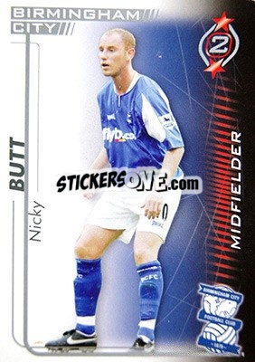 Cromo Nicky Butt - Shoot Out Premier League 2005-2006 - Magicboxint