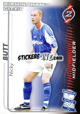 Sticker Nicky Butt - Shoot Out Premier League 2005-2006 n. 49 - Magicboxint