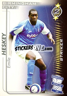 Sticker Emile Heskey - Shoot Out Premier League 2005-2006 - Magicboxint