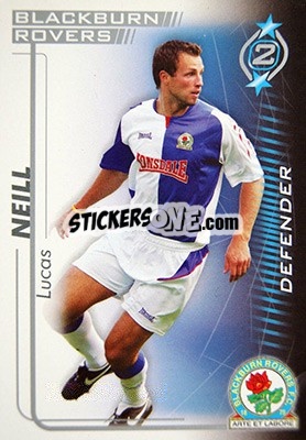 Sticker Lucas Neill - Shoot Out Premier League 2005-2006 - Magicboxint