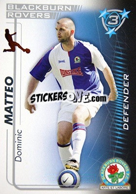 Cromo Dominic Matteo - Shoot Out Premier League 2005-2006 - Magicboxint