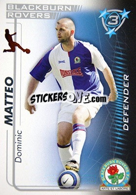 Sticker Dominic Matteo - Shoot Out Premier League 2005-2006 n. 58 - Magicboxint