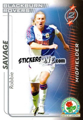 Sticker Robbie Savage - Shoot Out Premier League 2005-2006 - Magicboxint