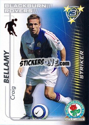 Sticker Craig Bellamy - Shoot Out Premier League 2005-2006 n. 71 - Magicboxint