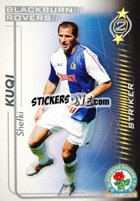 Sticker Shefki Kuqi - Shoot Out Premier League 2005-2006 - Magicboxint