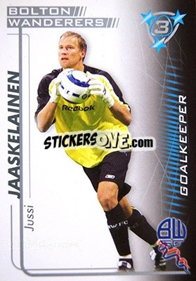 Sticker Jussi Jaaskelainen - Shoot Out Premier League 2005-2006 - Magicboxint