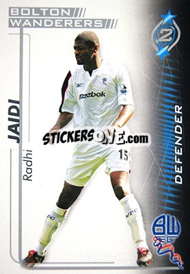 Sticker Rahdi Jaidi - Shoot Out Premier League 2005-2006 n. 75 - Magicboxint