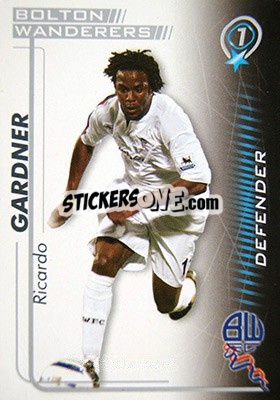 Sticker Ricardo Gardner - Shoot Out Premier League 2005-2006 n. 78 - Magicboxint