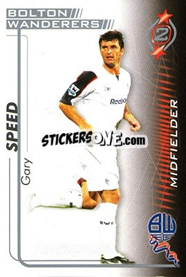 Sticker Gary Speed - Shoot Out Premier League 2005-2006 n. 80 - Magicboxint