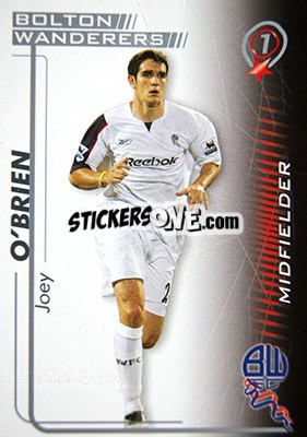 Cromo Joey O'Brien - Shoot Out Premier League 2005-2006 - Magicboxint