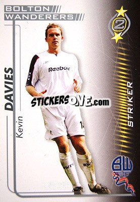 Sticker Kevin Davies - Shoot Out Premier League 2005-2006 n. 88 - Magicboxint