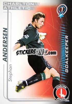 Sticker Stephan Andersen - Shoot Out Premier League 2005-2006 n. 92 - Magicboxint