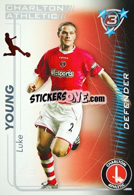 Sticker Luke Young - Shoot Out Premier League 2005-2006 - Magicboxint