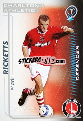 Cromo Mark Ricketts - Shoot Out Premier League 2005-2006 - Magicboxint