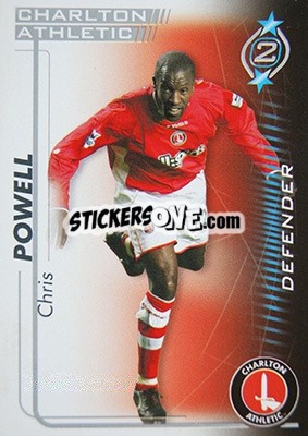 Sticker Chris Powell - Shoot Out Premier League 2005-2006 n. 96 - Magicboxint