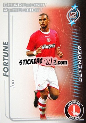 Sticker Jon Fortune - Shoot Out Premier League 2005-2006 n. 97 - Magicboxint