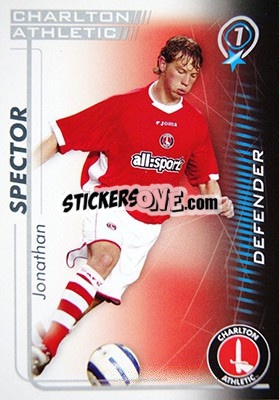 Sticker Jonathan Spector - Shoot Out Premier League 2005-2006 - Magicboxint